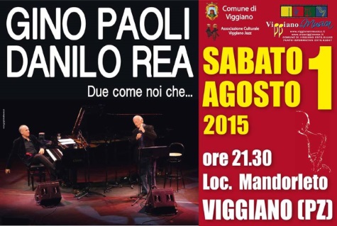 Gino Paoli e Danilo Rea a Viggiano Jazz 2015 gino paoli a viggiano s